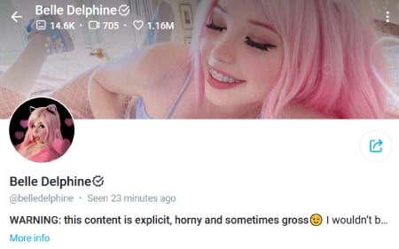 belle delphine hottest onlyfans