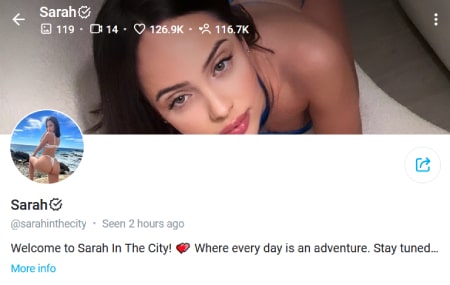 sarahinthecity nudes videos
