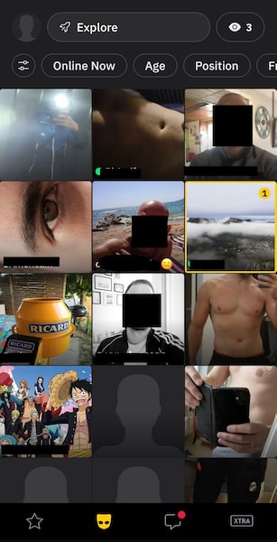 grindr homepage