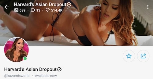 kazumi harvards asian dropout sexy pictures