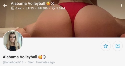 alabama volleyball free nudes 