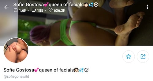 sofia gostosa sexy onlyfans big ass babe