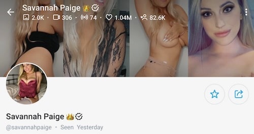 savannah paige big booty