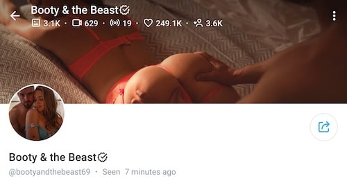 booty and the beast on onlyfans