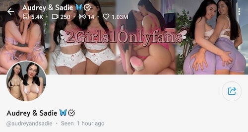 audrey and sadie lesbians 2girls1onlyfans