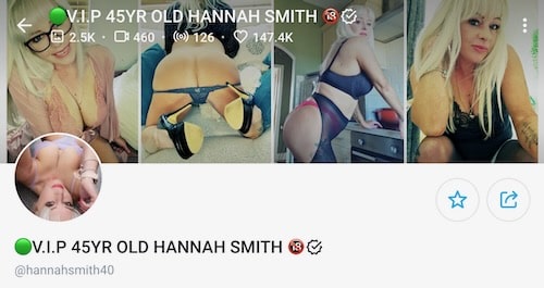 sexy old woman hannah smith