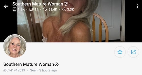 southern mature woman onlyfans