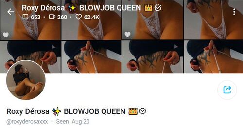 roxy derosa onlyfans blowjob queen