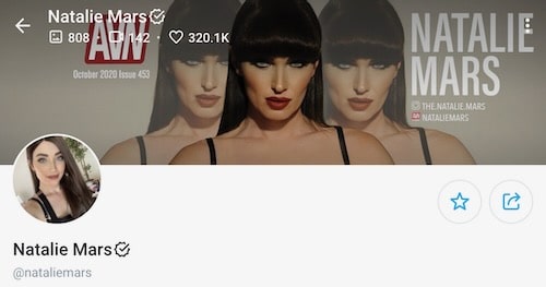 natalie mars trans onlyfans creator