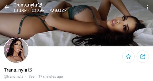 trans nyla onlyfans babe nyla luciana
