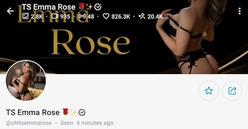 emma rose gorgeous transgender woman