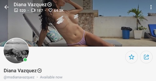 diana vazquez onlyfans page