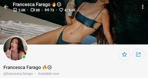 francesca farago onlyfans