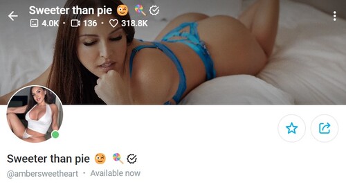 sweeter than pie amber sweetheart big massive tits onlyfans model